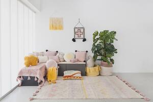 MUZZA Prateľný koberec tecalzo 120 x 160 cm ružový