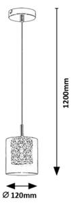 Rabalux 3114 - Krištáľový luster na lanku DUCHESS 1xG9/40W/230V