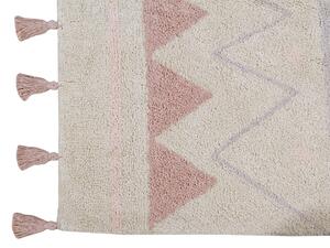 MUZZA Prateľný koberec tecalzo 140 x 200 cm ružový