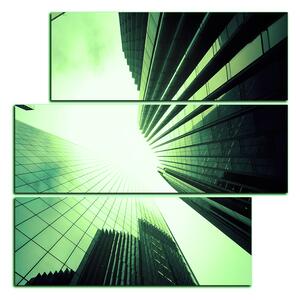 Obraz na plátne - Perspektíva mrakodrapu - štvorec 3252ZD (75x75 cm)