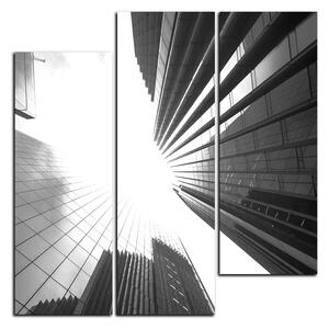 Obraz na plátne - Perspektíva mrakodrapu - štvorec 3252QC (75x75 cm)