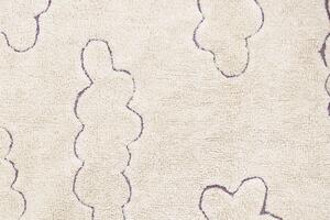 MUZZA Prateľný koberec cloudio 120 x 160 cm béžový