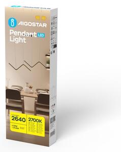 Aigostar - LED Luster na lanku LED/23W/230V 2700K
