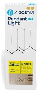 Aigostar - LED Luster na lanku LED/23W/230V 2700K