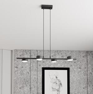 Luster na lanku SORA 4xGX53/12W/230V čierna