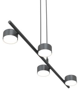 Luster na lanku SORA 4xGX53/12W/230V čierna