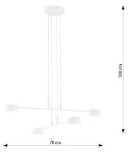 Luster na lanku MODUS 4xGX53/10W/230V biela