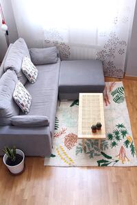 MUZZA Prateľný koberec botanico 170 x 240 cm farebný
