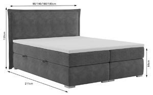 Manželská kontinentálna posteľ TORESS Rozmer: 120x200cm