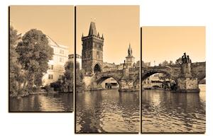 Obraz na plátne - Karlov most v Prahe 1259FD (90x60 cm)