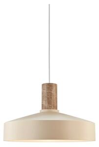 Nordlux - Luster na lanku ELVAS 1xE27/60W/230V pr. 37,5 cm béžová
