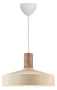 Nordlux - Luster na lanku ELVAS 1xE27/60W/230V pr. 37,5 cm béžová