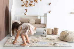 MUZZA Hrací koberec naturo béžový