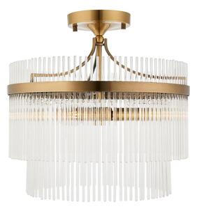 Endon 112575 - Prisadený luster MARIETTA 3xE14/7W/230V mosadz/číra