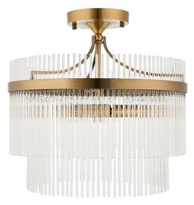 Endon 112575 - Prisadený luster MARIETTA 3xE14/7W/230V mosadz/číra