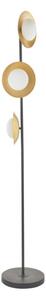 Endon 92039 - Stojacia lampa RUFFLE 3xG9/3W/230V čierna/zlatá