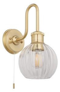 Endon 95507 - Kúpeľňové nástenné svietidlo KENDALL 1xE27/10W/230V IP44 mosadz