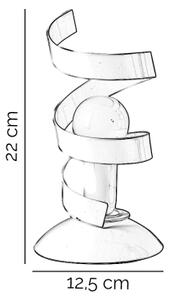 ONLI - Stolná lampa ZOE 1xE14/6W/230V 22 cm biela