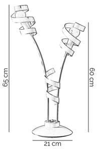 ONLI - Stolná lampa ZOE 2xE14/6W/230V 65 cm biela