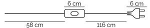 ONLI - Stolná lampa ZOE 2xE14/6W/230V 65 cm biela
