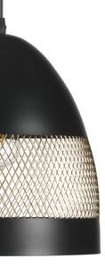 ONLI - Luster na lanku POLLY 1xE27/22W/230V čierna