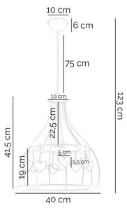 ONLI - Detský luster TITTA 1xE27/22W/230V ružová