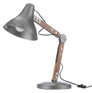 ONLI - Stolná lampa ARCHITETTO 1xE27/22W/230V 62 cm šedá/hnedá