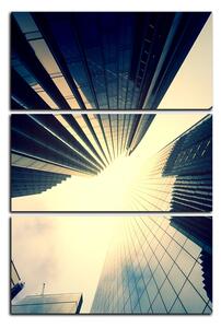 Obraz na plátne - Perspektíva mrakodrapu - obdĺžnik 7252B (90x60 cm )