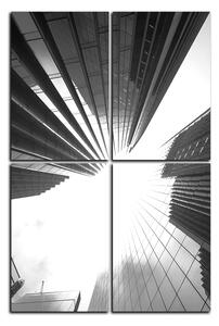 Obraz na plátne - Perspektíva mrakodrapu - obdĺžnik 7252QE (120x80 cm)