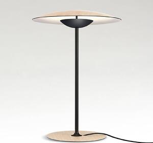 MARSET Ginger S LED stolová lampa Ø32cm dub/biela