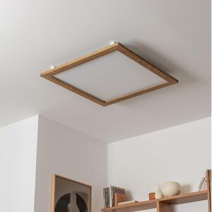 Eglo - LED Prisadený panel SALOBRENA-RW WOOD LED/34W/230V 2700/4000K hnedá