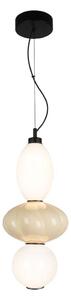 LED Luster na lanku ASCOLI LED/18W/230V pr. 20 cm béžová