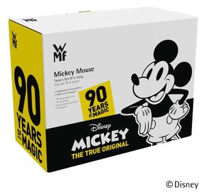 Súprava 2 pohárikov a 2 lyžičiek WMF Mickey Mouse, 250 ml