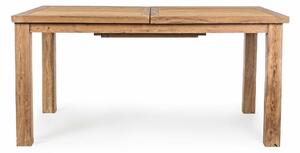 MUZZA Záhradný rozkladací stôl tonby 160 (220) x 95 cm prírodný