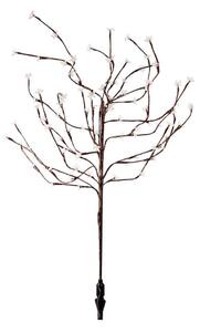 LED RGBW Solárne svietidlo TREE LED/0,1W/1,2V 600 mAh IP44 hnedá
