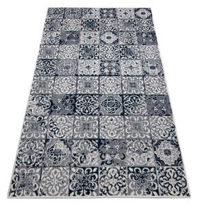 Koberec HEOS 78586 krémovo / modrý PATCHWORK, LISABONSKÉ KACHLIČKY