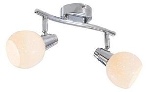 LED Bodové svietidlo DOXY 2xE14/4W/230V lesklý chróm
