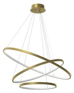 LED Luster na lanku HOOP LED/93W/230V pr. 80 cm 4000K zlatá