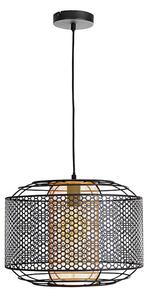 Luster na lanku DENTON 1xE27/40W/230V čierna