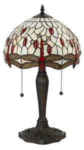 Endon 64086 - Stolná lampa Tiffany DRAGONFLY 2xE27/60W/230V priemer 30 cm