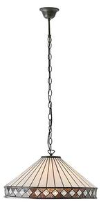 Endon 64147 - Závesný luster na reťazi Tiffany FARGO 1xE27/60W/230V priemer 50 cm