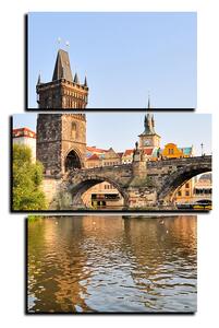 Obraz na plátne - Karlov most v Prahe - obdĺžnik 7259C (90x60 cm)