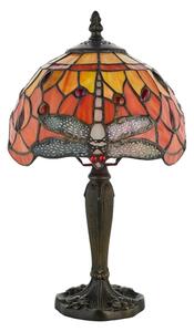 Endon 64091 - Stolná lampa Tiffany DRAGONFLY 1xE14/40W/230V priemer 20 cm