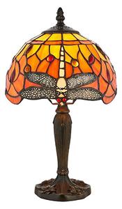 Endon 64091 - Stolná lampa Tiffany DRAGONFLY 1xE14/40W/230V priemer 20 cm