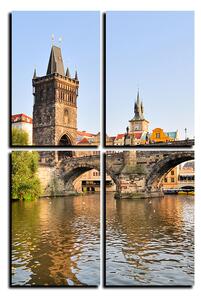 Obraz na plátne - Karlov most v Prahe - obdĺžnik 7259E (90x60 cm)