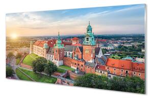Nástenný panel  Krakow castle panorama svitania 100x50 cm