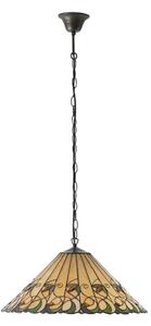 Endon 64194 - Luster na reťazi Tiffany JAMELIA 3xE27/60W/230V, priemer 50 cm
