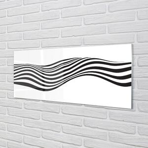 Sklenený obraz Zebra pruhy vlna 140x70 cm 2 Prívesky