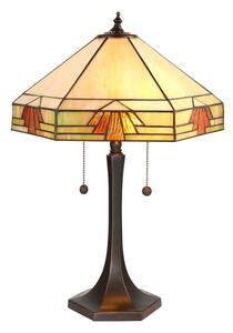 Endon 64286 - Stolná lampa Tiffany NEVADA 2xE27/60W/230V priemer 40 cm
