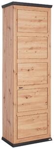 PREDSIEŇOVÁ SKRIŇA, farba duba, tmavosivá, 64,2/196,5/38,5 cm Hom`in - Skrine do chodby